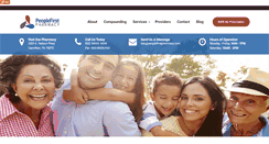 Desktop Screenshot of peoplefirstpharmacy.com